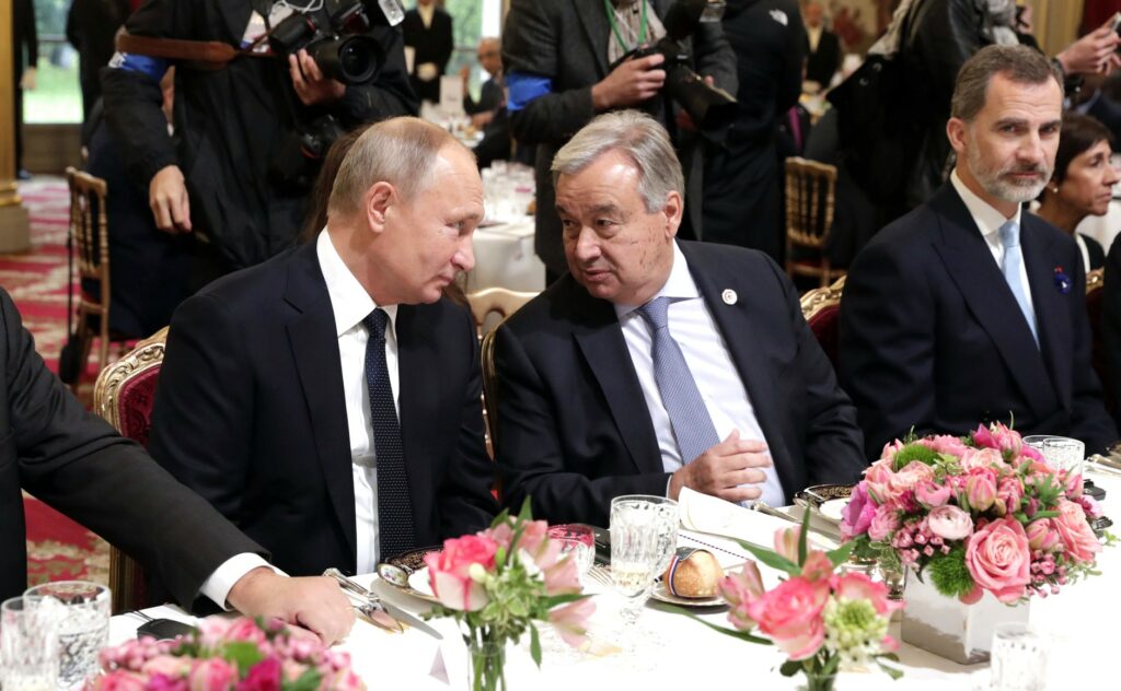UN chief to meet Putin in Moscow while Russia warns of WWIII