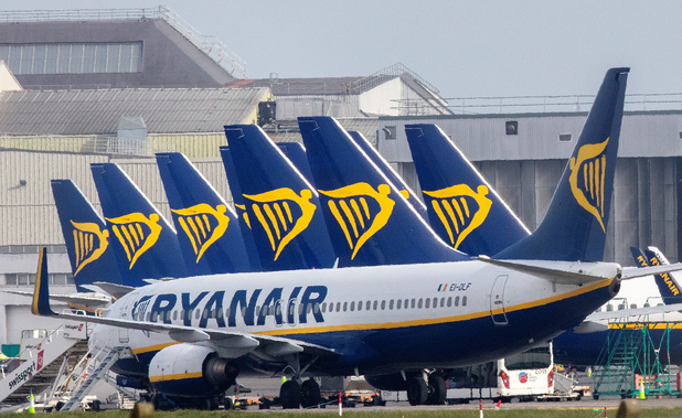 Ryanair's entire fleet in Belgium grounded due to strike