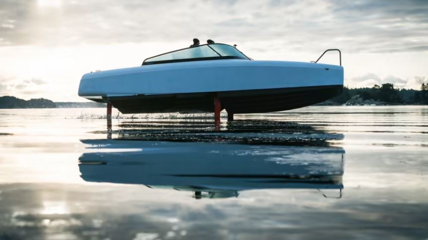 'Tesla of the seas': World's first electric foiling boat comes to Benelux