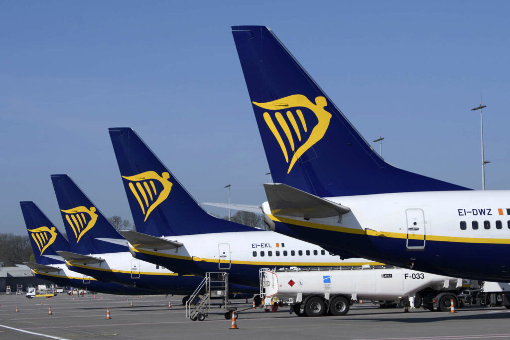 At least 96 Ryanair flights cancelled at Charleroi airport this weekend