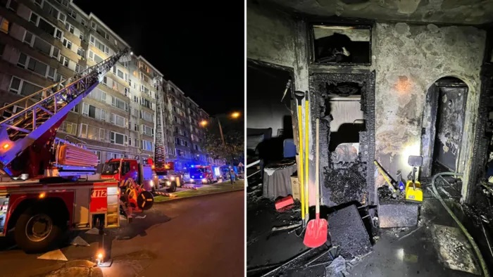 One dead and four injured in a fire in Schaerbeek