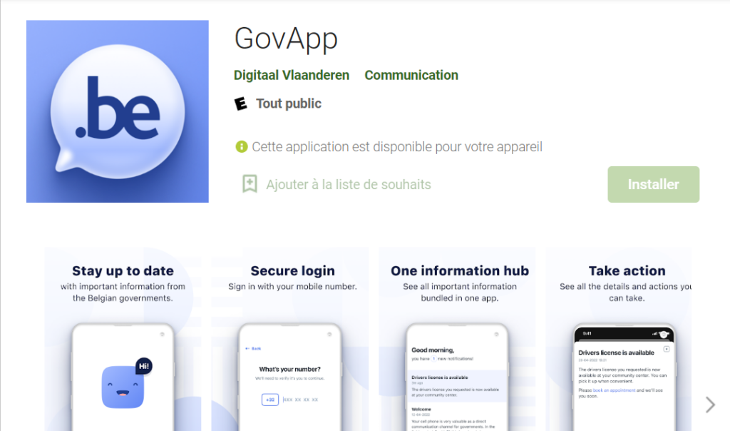 Belgian Federal Government launches new Covid-19 app