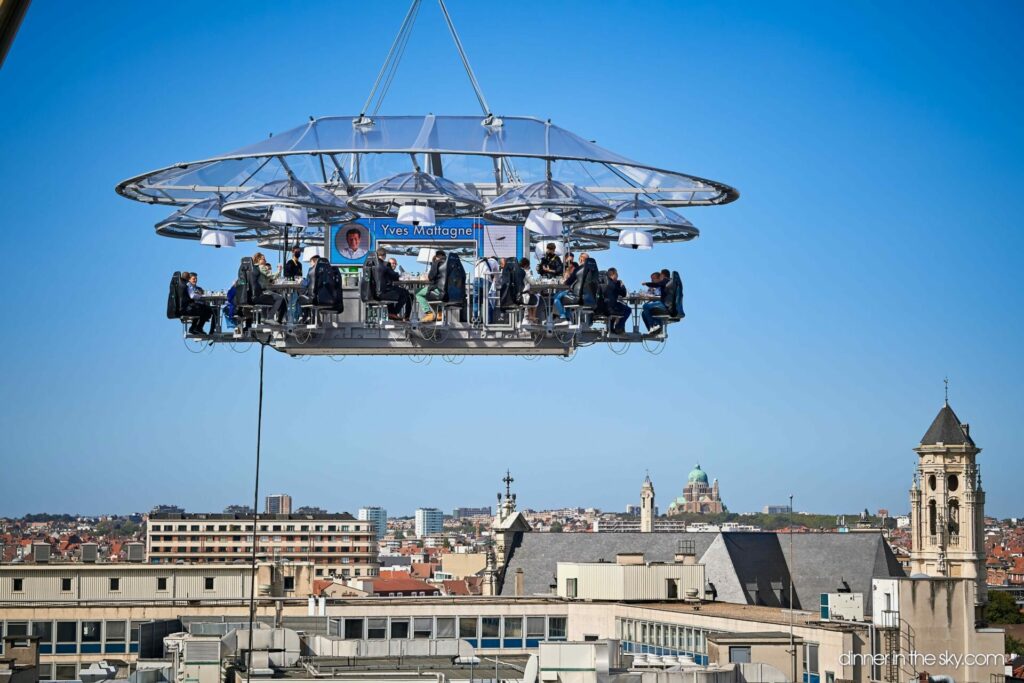 ‘Dinner in the sky’ to return to the Brussels skyline