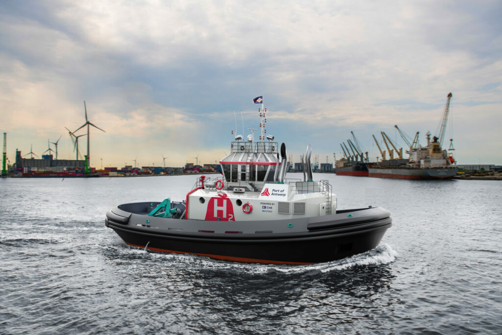 Europe's first electric tugboat sails around Port of Antwerp