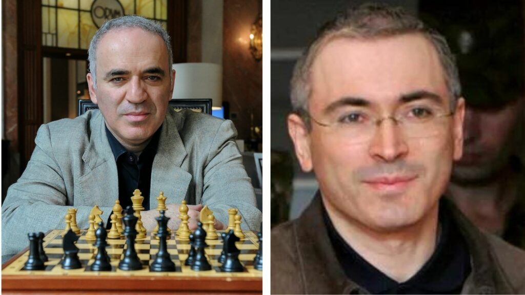 Russia designates ex-world chess champion Kasparov and former oligarch Khodorkovsky as "foreign agents"