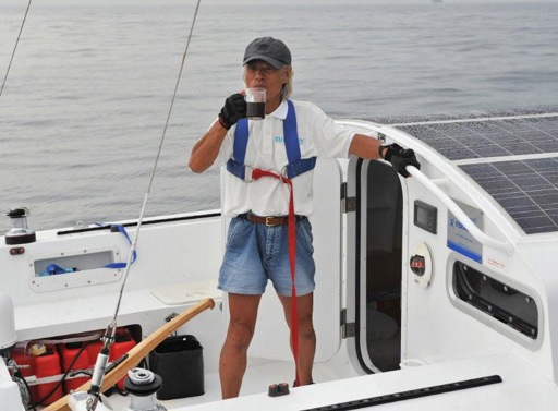 83-year-old Japanese oldest to sail solo across Pacific Ocean