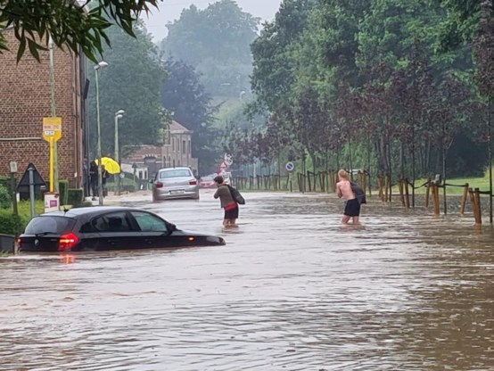 Mudslides, evacuations, disrupted trains: Belgium hit hard by heavy rain