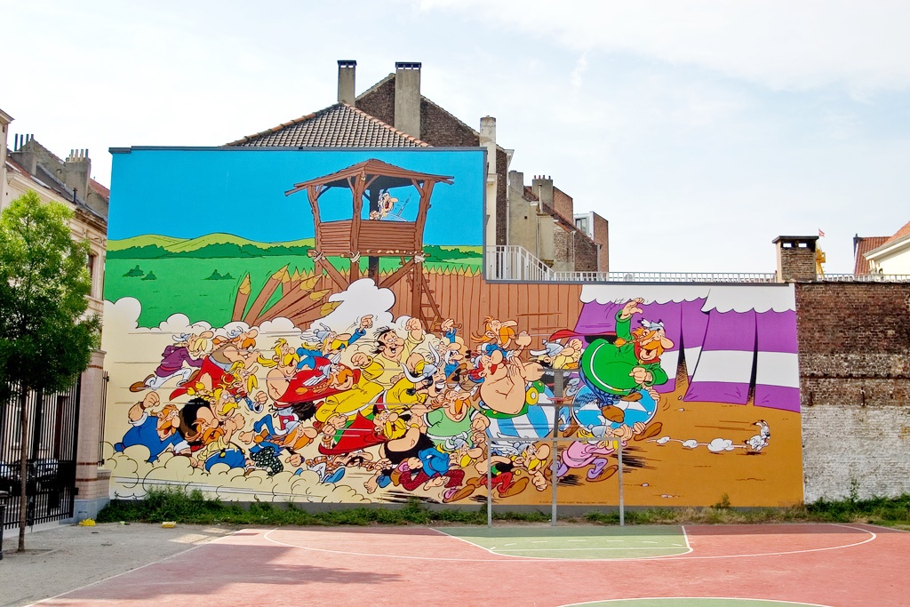 Hidden Belgium: Cartoon mural trail