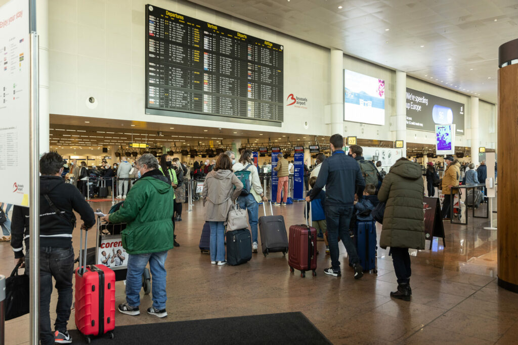 Strike Brussels Airport Warnings Of Eight hour Wait 65 Of Flights 