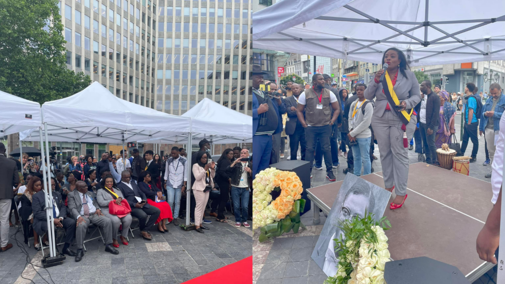 'First national hero': Congolese community in Brussels pays tribute to Lumumba