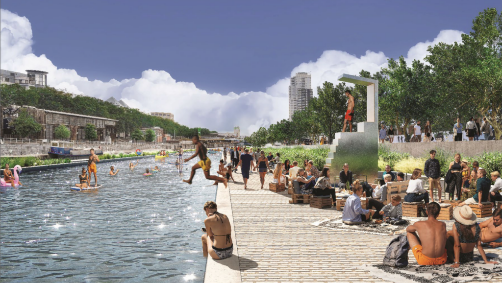 Brussels aims to have its own open-air swimming pool by 2026