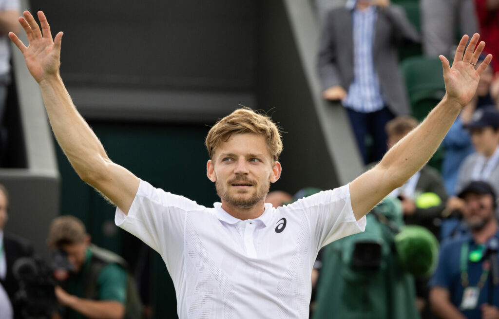 David Goffin reaches Wimbledon quarter-finals
