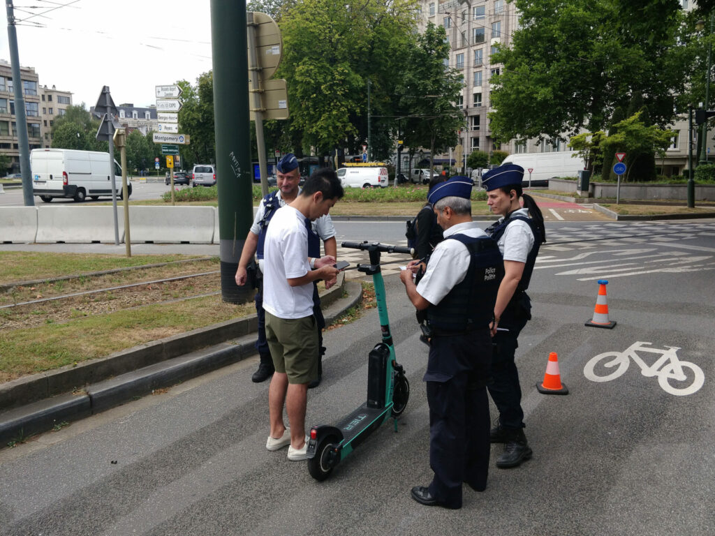 Police ran electric scooter checks in Montgomery area on Tuesday