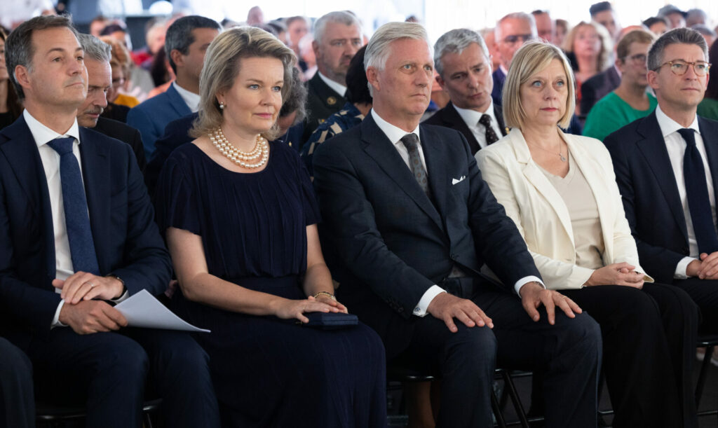One year on, Belgian Royal Family and PM commemorate flood victims