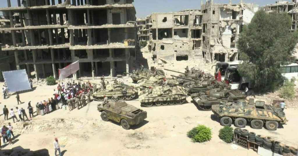 Former ISIS stronghold morphs into backdrop for Jackie Chan movie