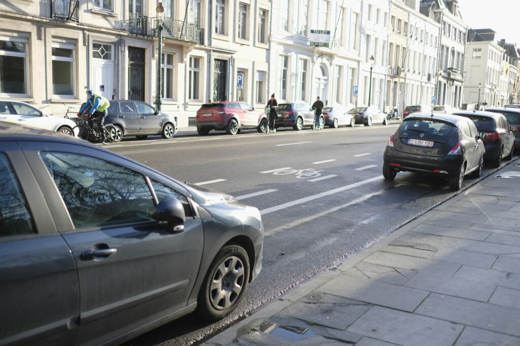 Only parallel parking on Brussels roads