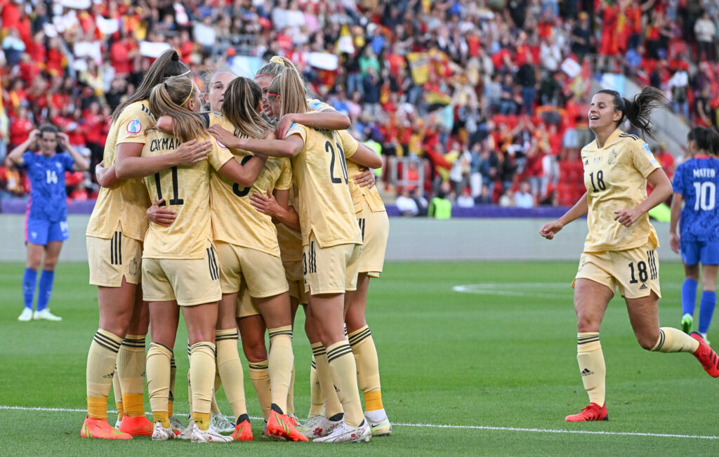 Belgium's Red Flames defeated 2-1 by France at Women's Euros 2022
