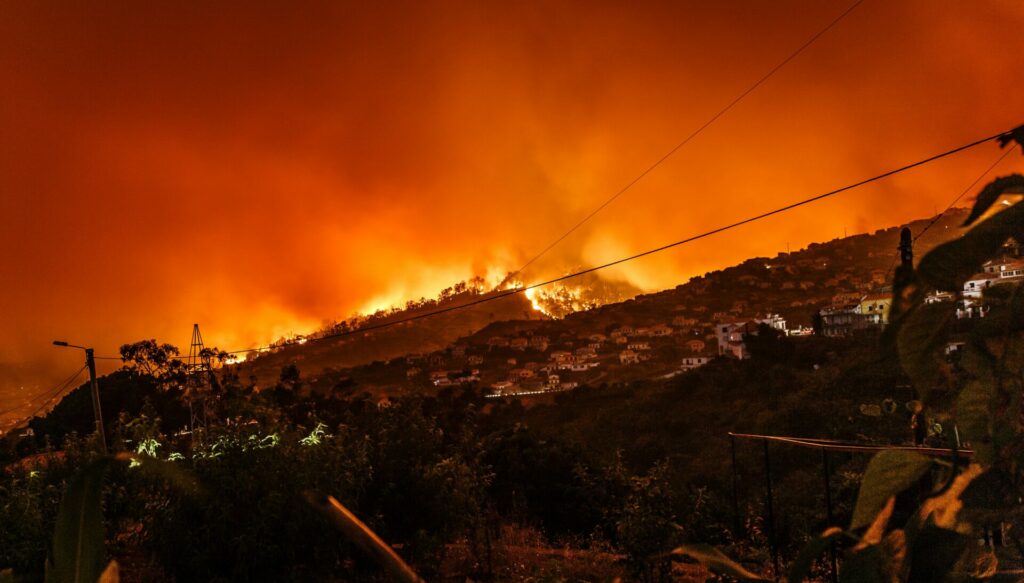 Heatwave in Spain: Man filmed narrowly escaping deadly wildfire