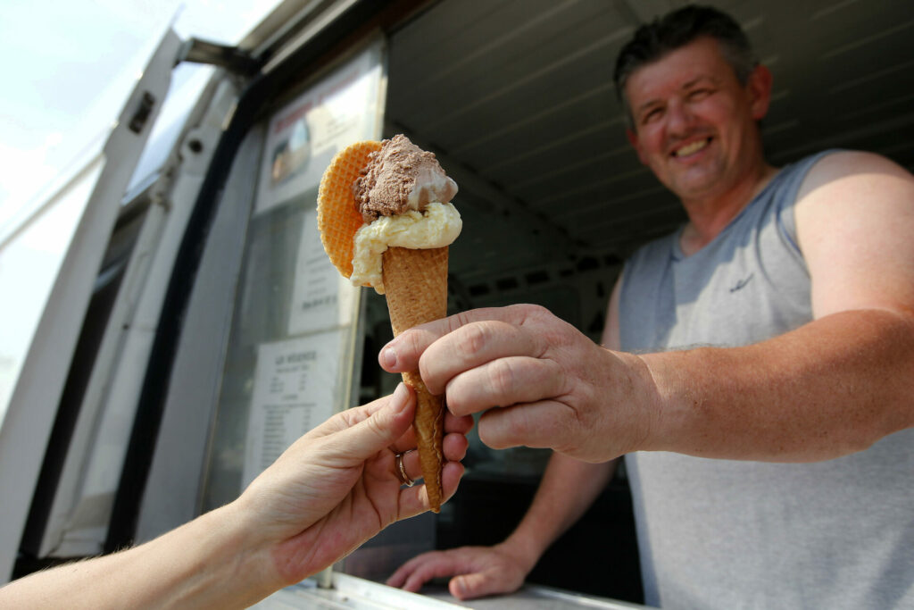 Ice cream vendors in Belgian cities increases tenfold