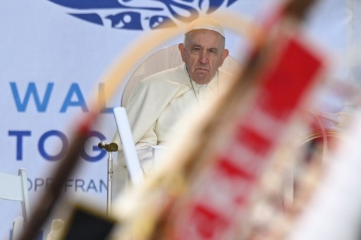Pope Francis asks forgiveness for Canada's treatment of native children