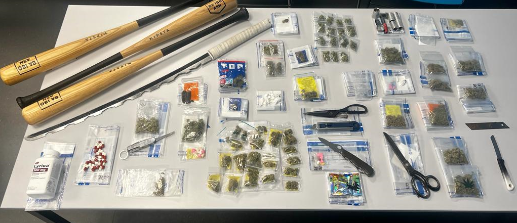Brussels police seize range of weapons and drugs in Northern Quarter