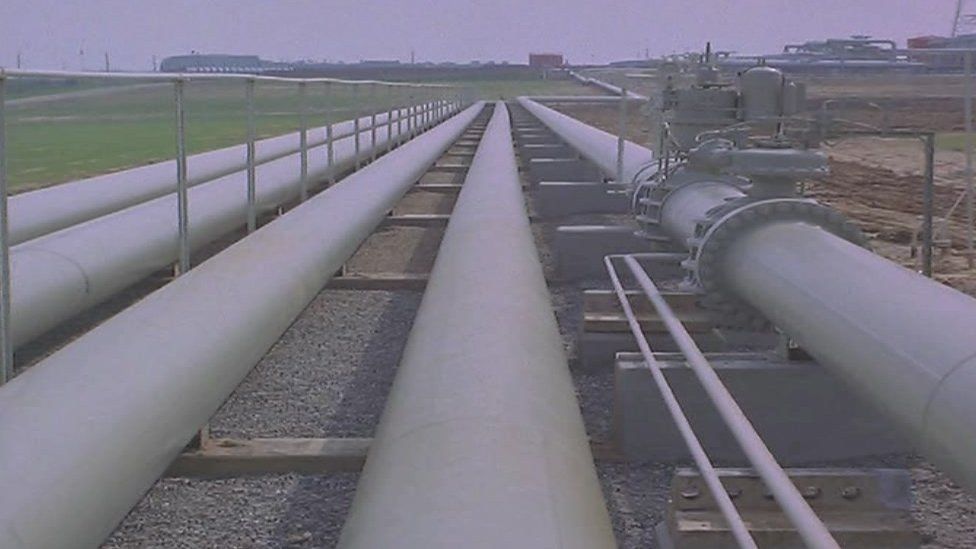 Mud and dust in pipeline slow down gas supply from UK to Europe