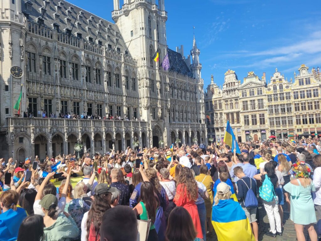 Brussels celebrates Ukraine Independence Day today