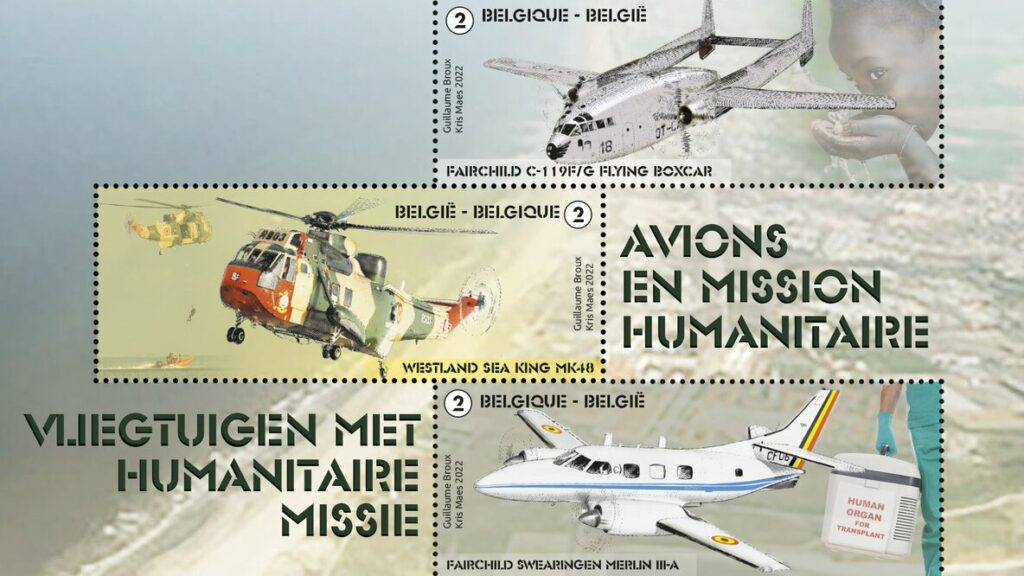 Bpost celebrates Belgian Air Force with commemorative stamps