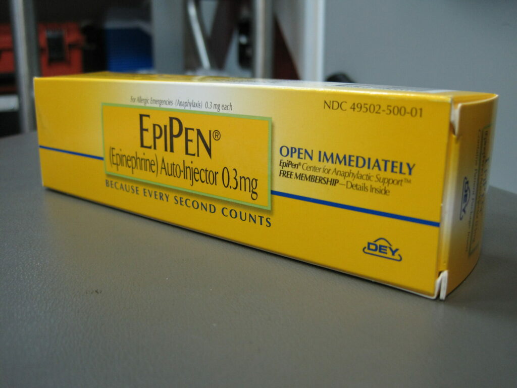 Supplies of Epipens in Belgium are dwindling