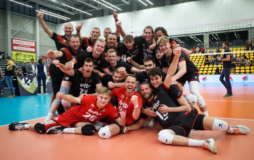 European Volleyball Championship: Red Dragons sure to qualify after 3-0 win against Estonia