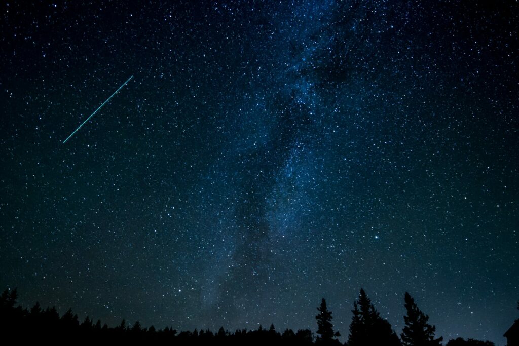 Shooting stars expected above Belgium this evening