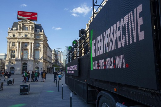 New 100m sprint track welcomes all runners at Place de Brouckère on Saturday
