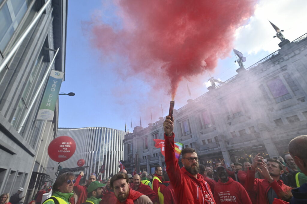Why Belgium's trade unions were striking again today