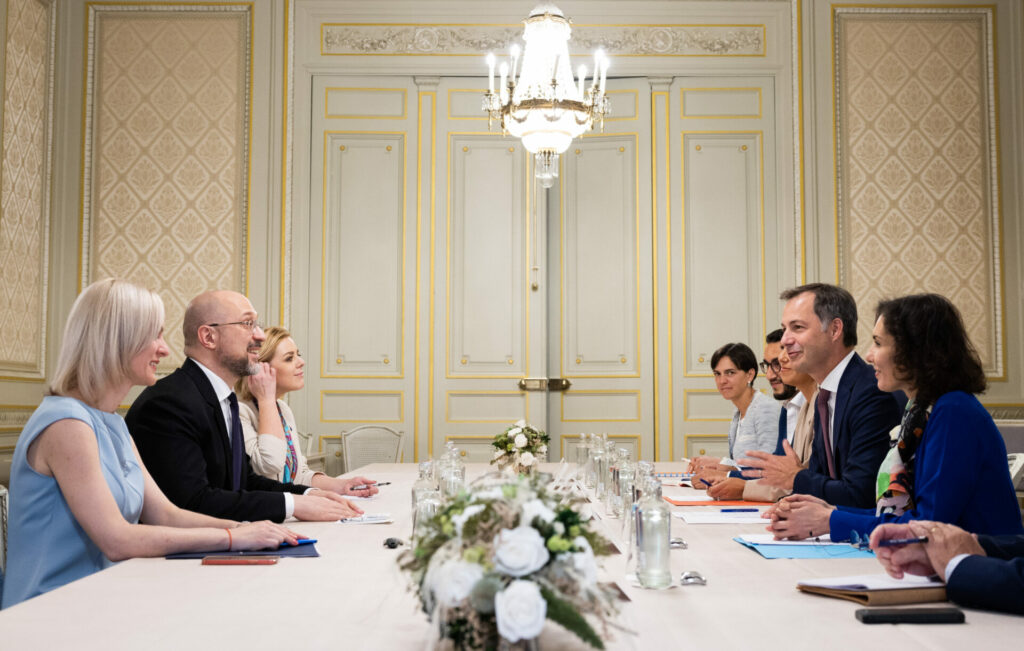 Belgium pledges 'full commitment' to Ukrainian Prime Minister
