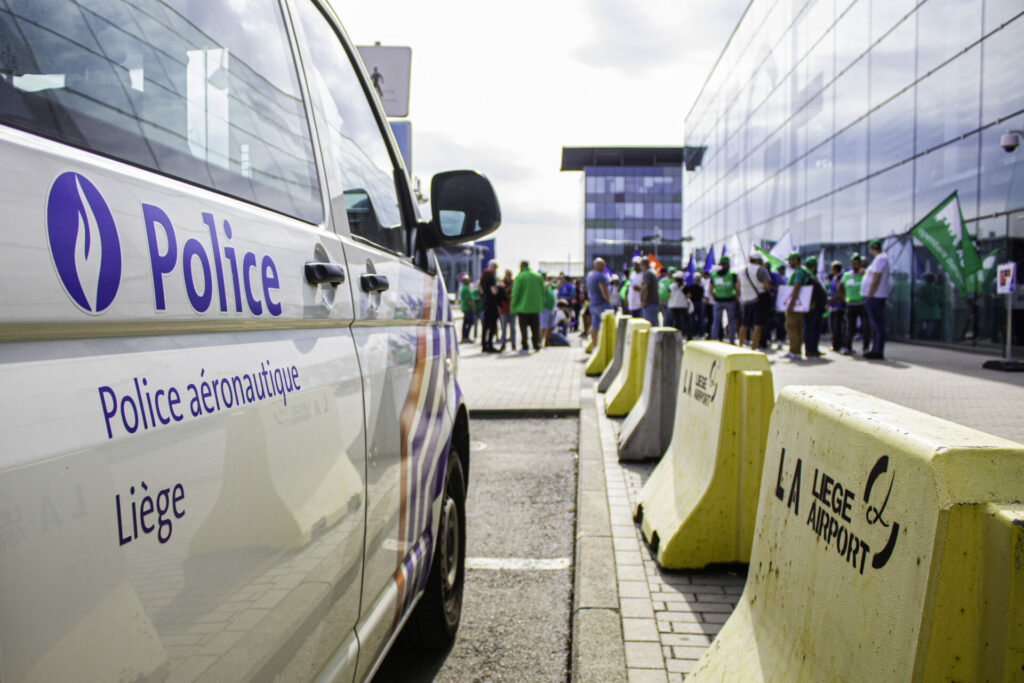 Aeronautical police on 24-hour strike at Liège Airport