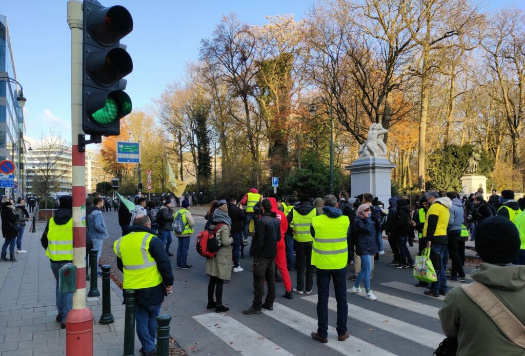Disappointing turnout for Brussels Yellow Vest protest