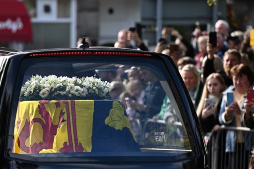 Queen Elizabeth II's coffin leaves Balmoral for Edinburgh and London
