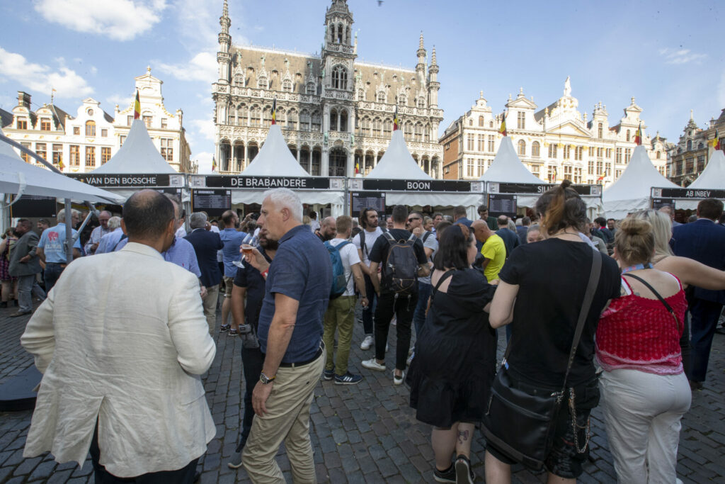 Beer weekend on Brussels' Grand Place attracted around 60,000 visitors