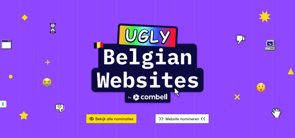 Unreadable fonts and user-unfriendly? Competition looks for Belgium's ugliest website