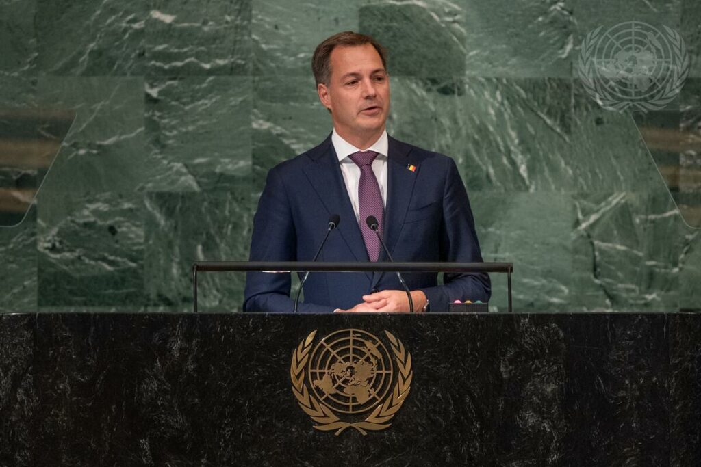 War in Ukraine: No room for neutrality or impunity, P.M. De Croo tells UN General Assembly