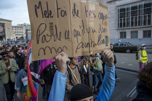 Transgender and intersex people demonstrate in Brussels for more rights and respect