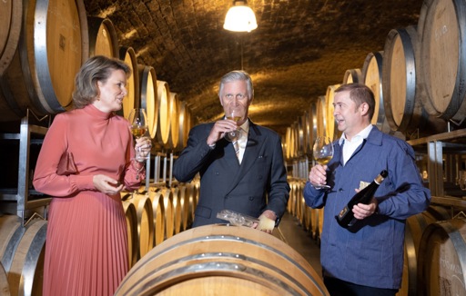 Belgium's royal couple visit wine estate in Rhineland-Palatinate