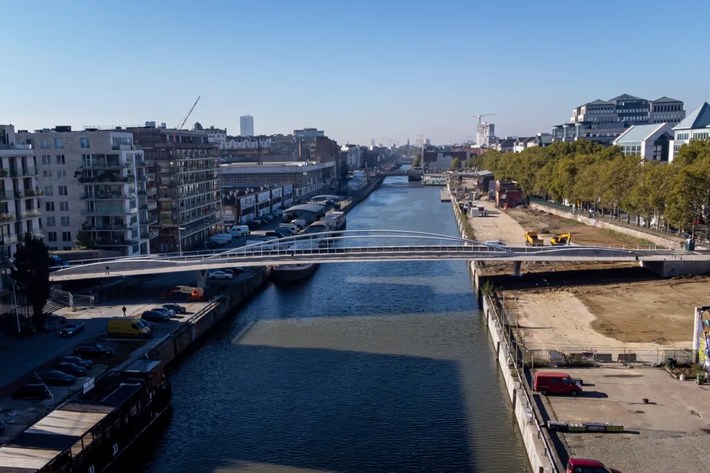 Suzan Daniel bridge opens between Brussels North Station and Tour & Taxis