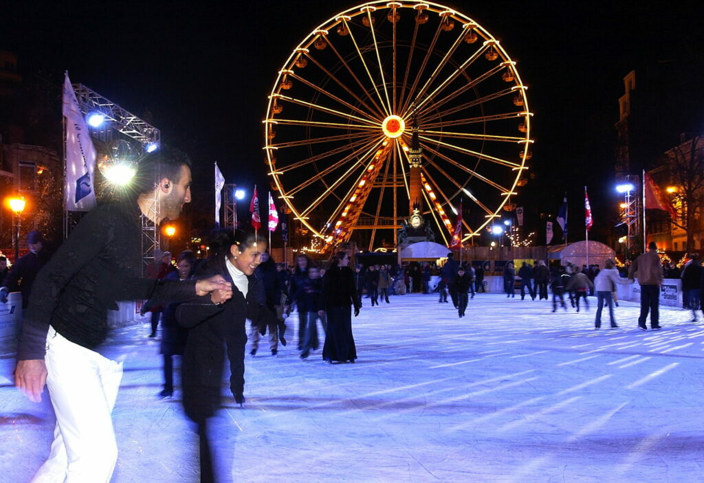 Brussels pushes ahead with ice rink amid energy crisis