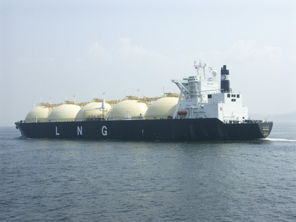 LNG carriers idle at sea waiting for higher prices
