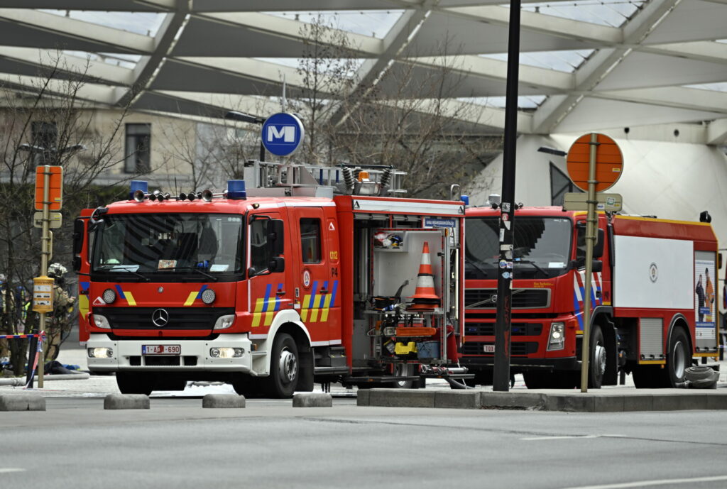 Fire breaks out in centre of Brussels