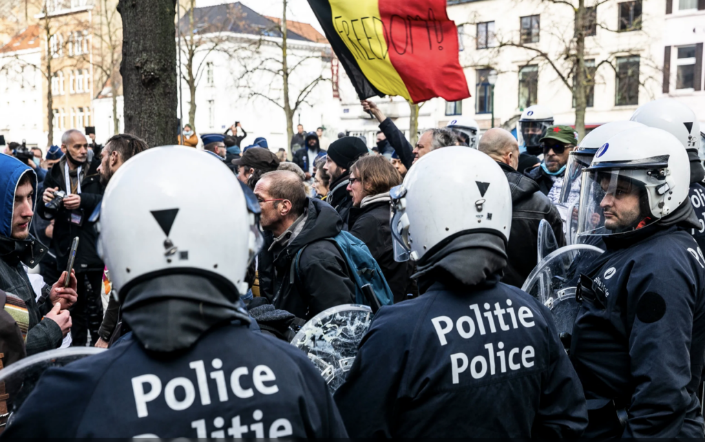 Several hundred people gather for 'Day of Justice' protest in Brussels