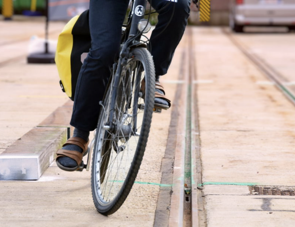 Cyclists and tram tracks: A recipe for disaster?