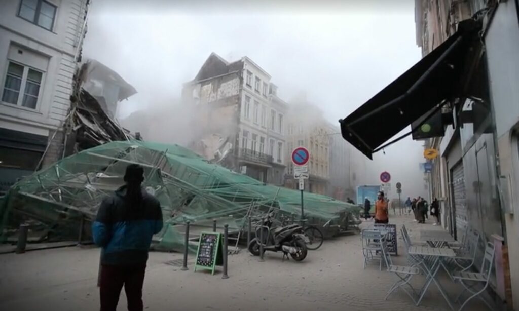 France: Two buildings collapse in centre of Lille