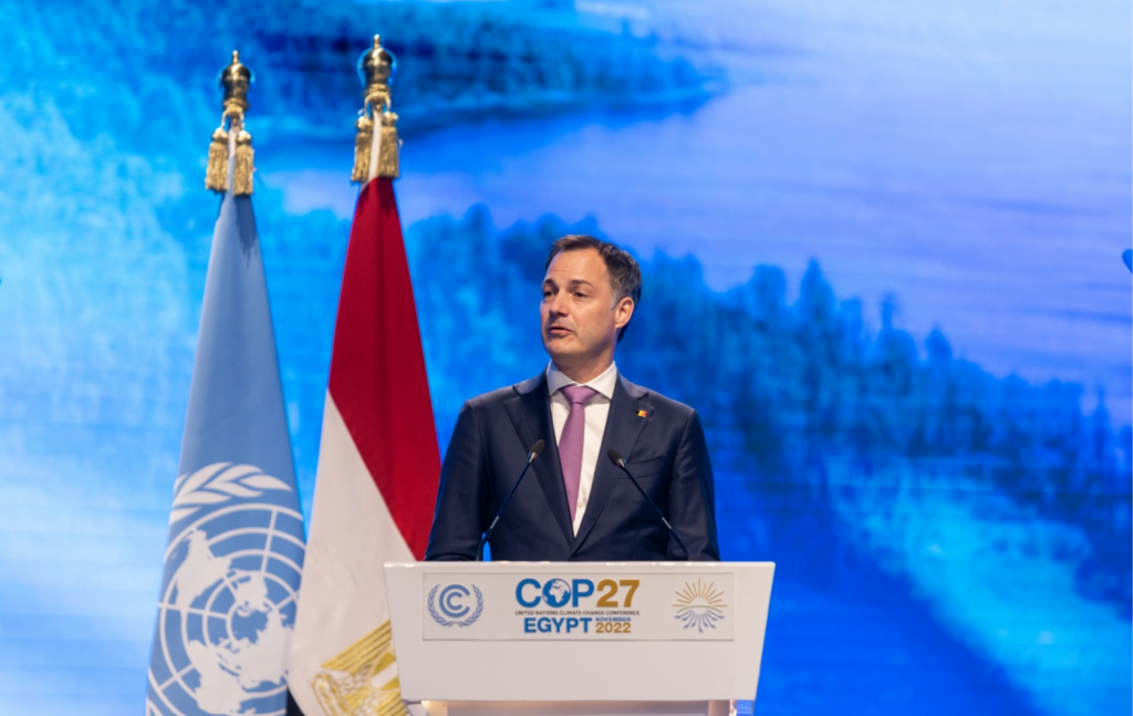 COP27: Belgian PM De Croo's speech criticises climate activists